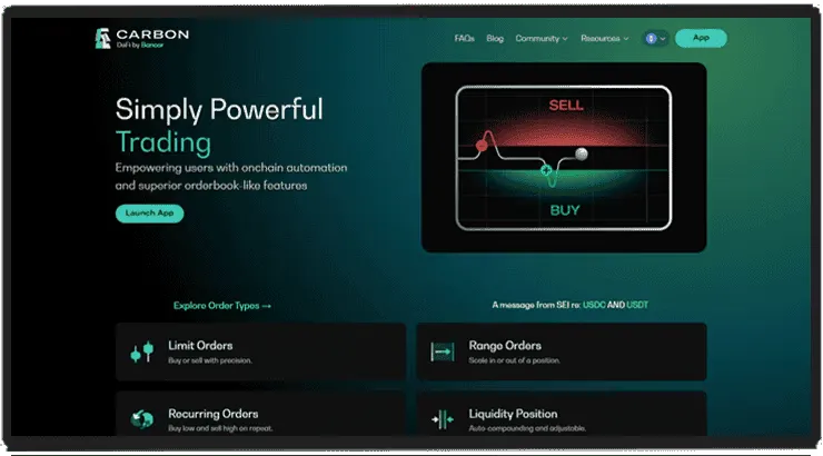 Carbon Defi Screenshot